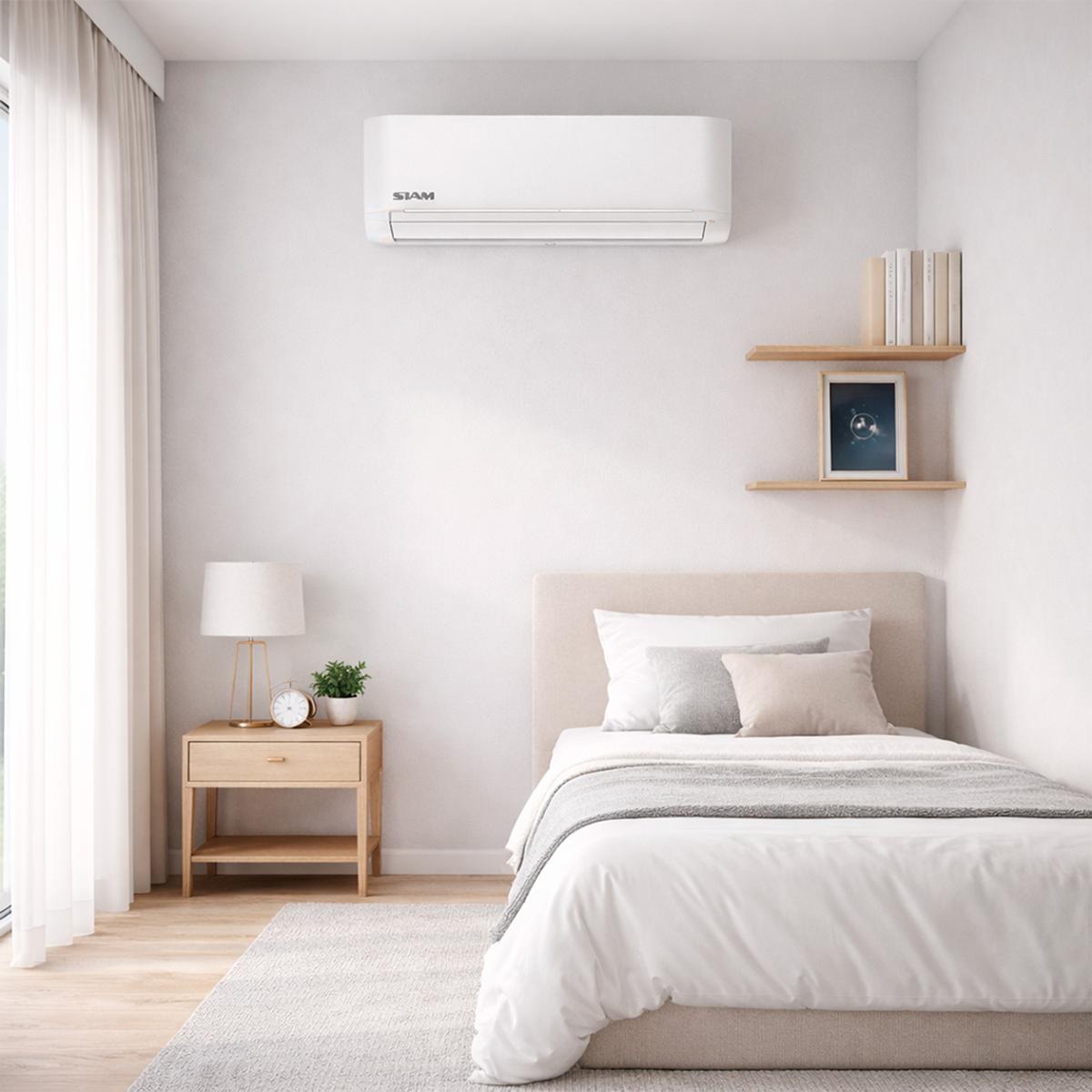 Aire Acondicionado Split Inverter Siam 3550w 3010 Frigorias Blanco